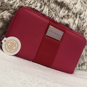 Dana Buchman pink and red wallet